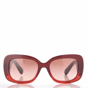 PRADA Baroque Sunglasses Red (Authentic)with case